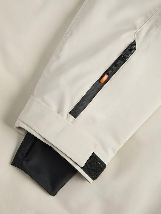 Jack & Jones 12284649 Ανδρικό Μπουφάν για Σκι & Snowboard Silver Lining