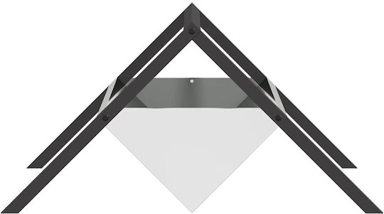 vidaXL Metallische Tierfutterautomat für Schafe mit 10kg Kapazität 111x76x38cm