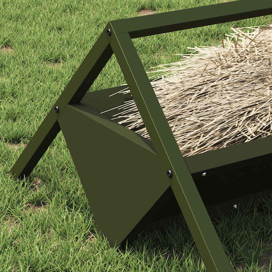 vidaXL Futtermittel für Schafe mit Kapazität 10kg 111x76x38cm.