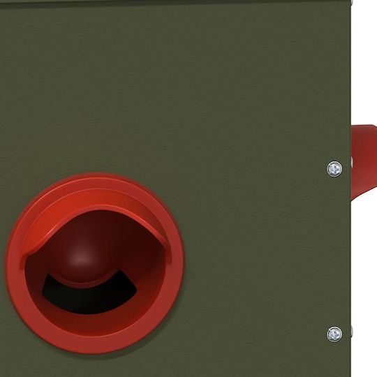 vidaXL Metalic Alimentator cu Capacitate 15kg 41.5x20.5x33cm.