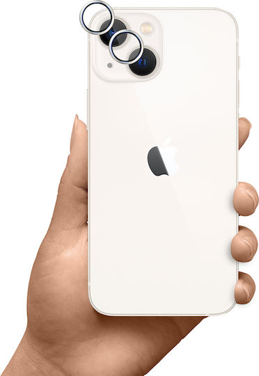 3MK Lens Προστασία Κάμερας Tempered Glass Ασημί για το iPhone 13 Mini, iPhone 13