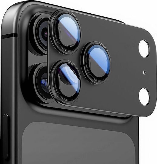 Tech-Protect Camfull Fit+ Camera Protector Tempered Glass Orange for iPhone 17 Pro Max