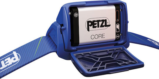Petzl Rechargeable Headlamp LED with Maximum Brightness 450lm Tikka Core Black