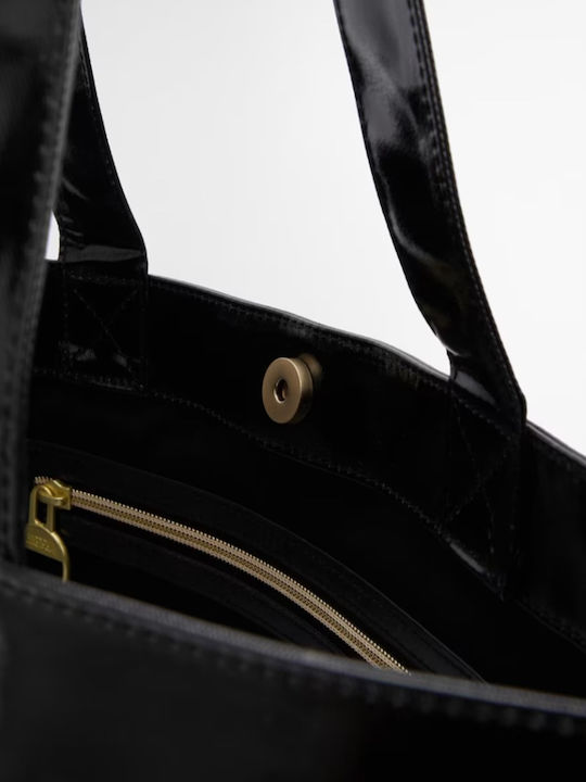 High Shine Women's Bag Tote Handbag Black