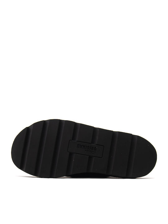 Meare Walla Loafers Damă Din Piele Negri