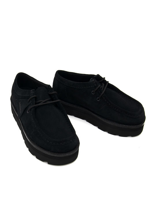 Meare Walla Loafers Damă Din Piele Negri