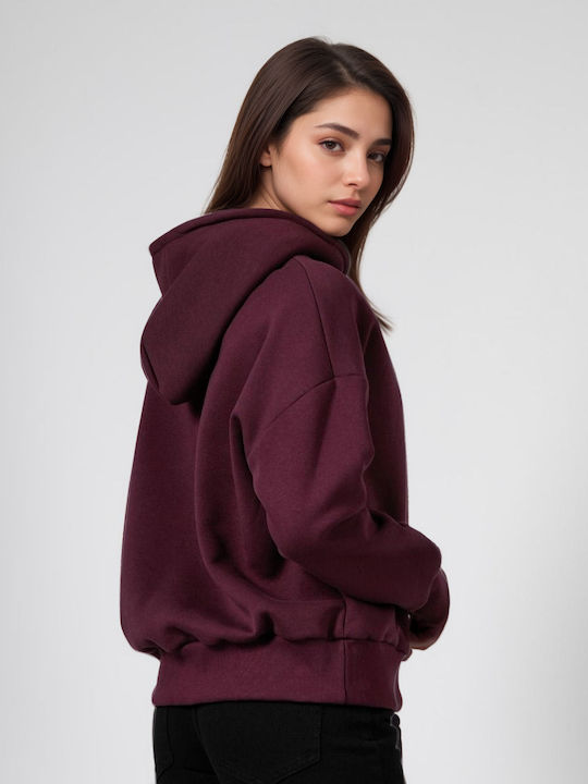 Damen Sweatshirt Kapuzen Damask