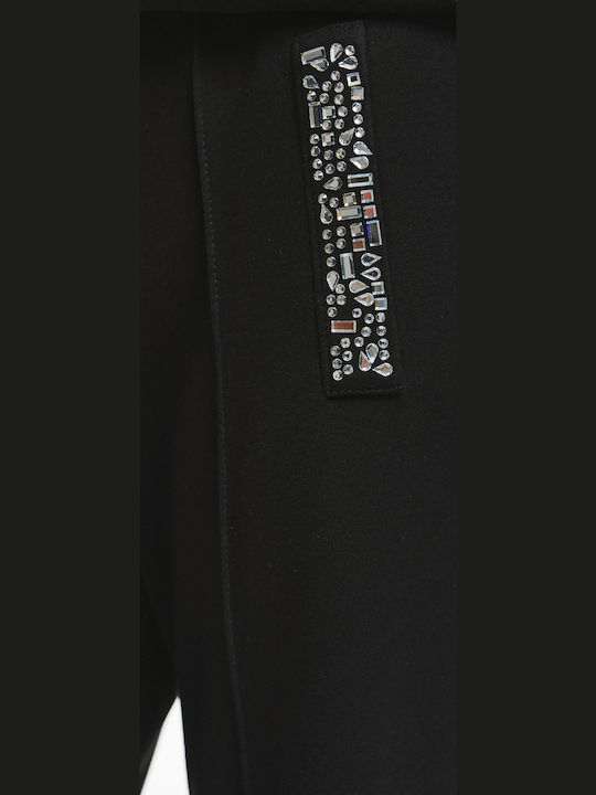 Women's Fabric Trousers Black