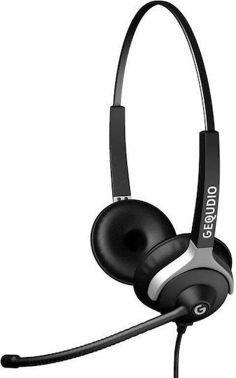 Gequdio WA9024 Cască VOIP 2 urechi pentru Unify cu cablu