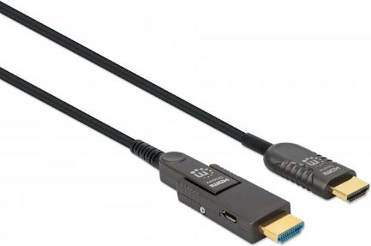 Manhattan HDMI Cable Male - HDMI Male 20m Black