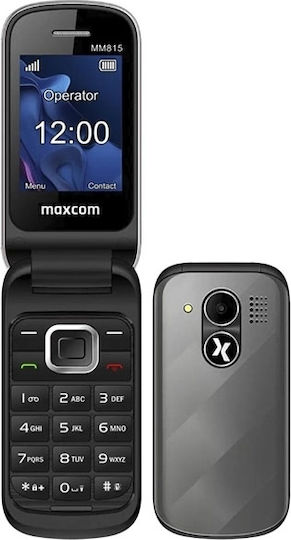 MaxCom MM815 Dual SIM Κινητό με Μεγάλα Κουμπιά Μαύρο