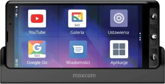 MaxCom MS601 Dual SIM (4/64GB) Κινητό με Μεγάλα Κουμπιά Μαύρο