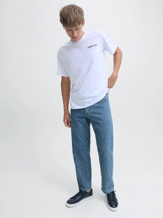 Men's Jeans Pants with Loose Fit Blue