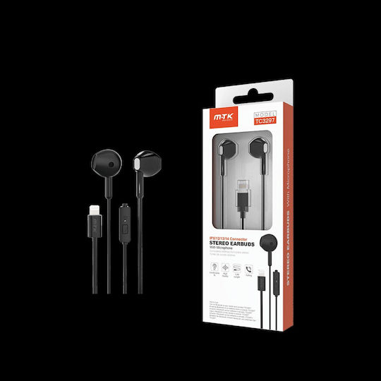 Moveteck 835510 In-ear Handsfree Headphones with Connector 3.5mm Black