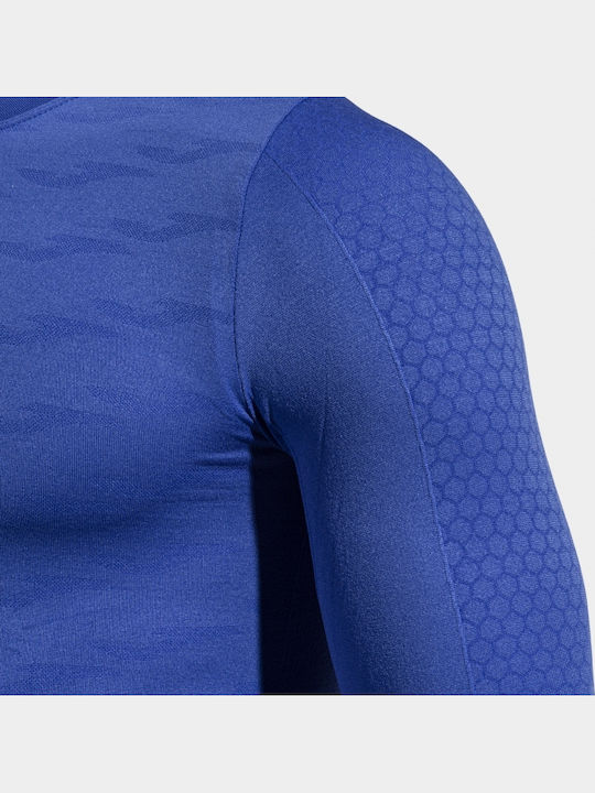 Joma Brama Classic Herren Thermo Langarmshirt Blau