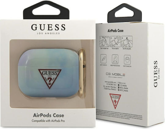 Guess Tie & Dye Collection Калъф с кука в Многоцветен цвят за Apple AirPods Pro