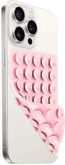 Silicone Suction Cup Square Pink Soft