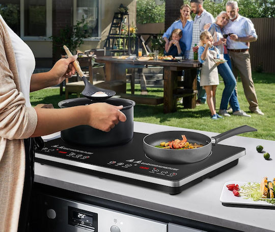 Amzchef Countertop Burner Induktion Double