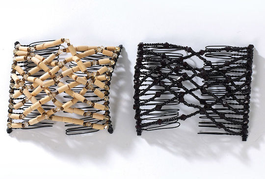 Pieptene De Păr Ez Combs Argintii Negre Bronzate Bej Set 4 Bucăți