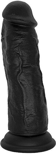 Stallion Midi Thick Ρεαλιστικό Dildo με Βεντούζα Μαύρο SMD-NSMT-17BK