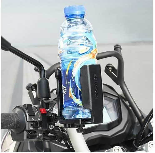Motowolf Metal Adjustable Diameter Motorcycle Mirror Cup Holder