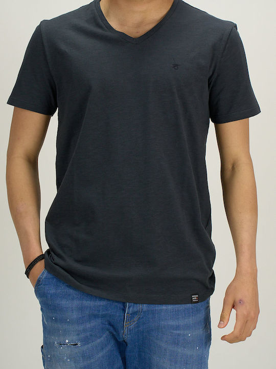 Short Sleeve Blouse Dark Grey