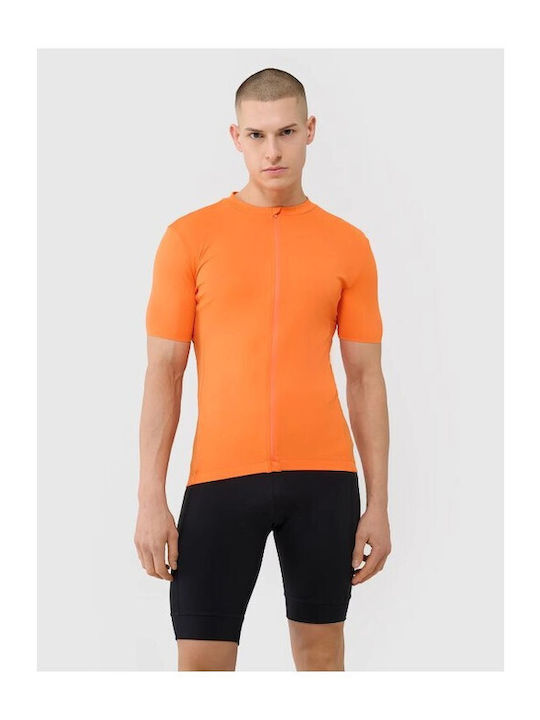 4F Fahrradtrikot Männer Kurze Ärmel Fahrradtrikot Straße Orange