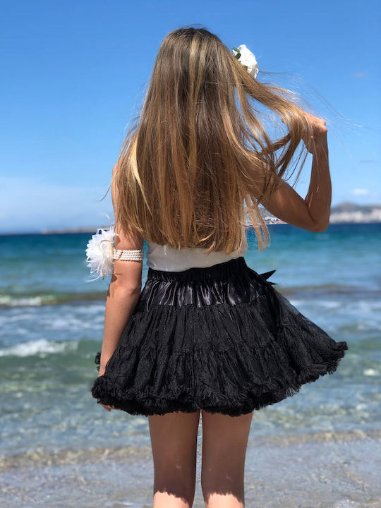 Kids Tulle Skirt Black