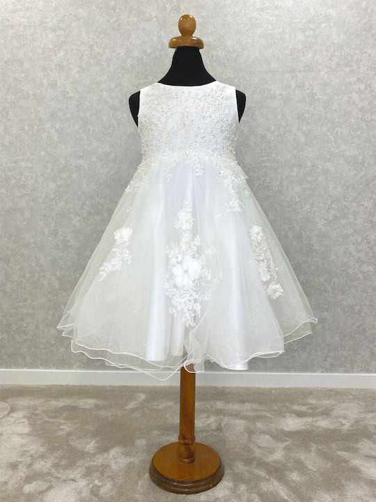 Children's Dress Tulle Ivory Coast