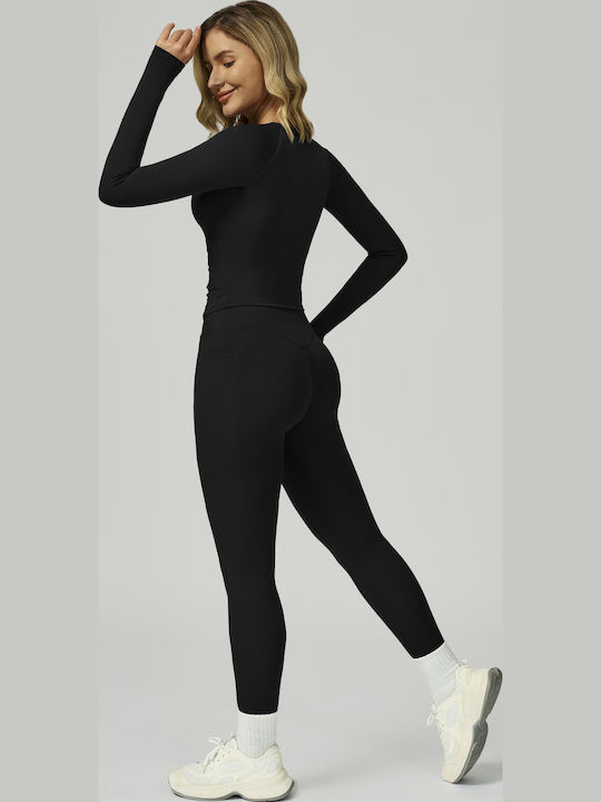 Set Women's Long Leggings Black