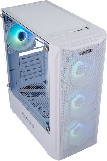 ProGaming Desktop PC Alb Diamant (i7-9700/32GB DDR4/2TB SSD/Radeon RX Vega 56/W11 Home)