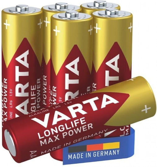 Varta Longlife Max Power Alkaline Batterien AA 1.5V 6Stück