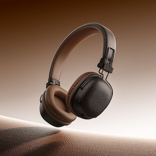 Hoco W64 Безжични / Жични Over Ear Слушалки Кафяви