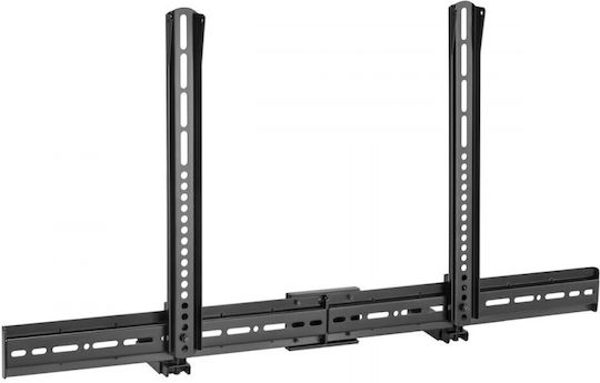 Maclean Energy Wall Mounted Speaker Stand (1 Piece) in Black Color