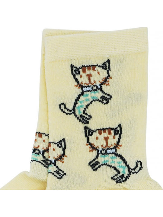 Dundar Kindersocken Happy Yellow