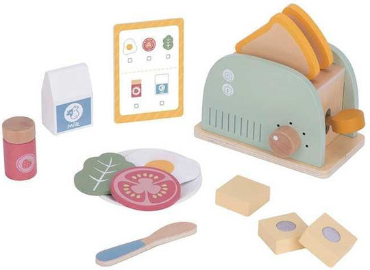 Tooky Toys Παιδική Οικιακή Συσκευή από Ξύλο 14τμχ