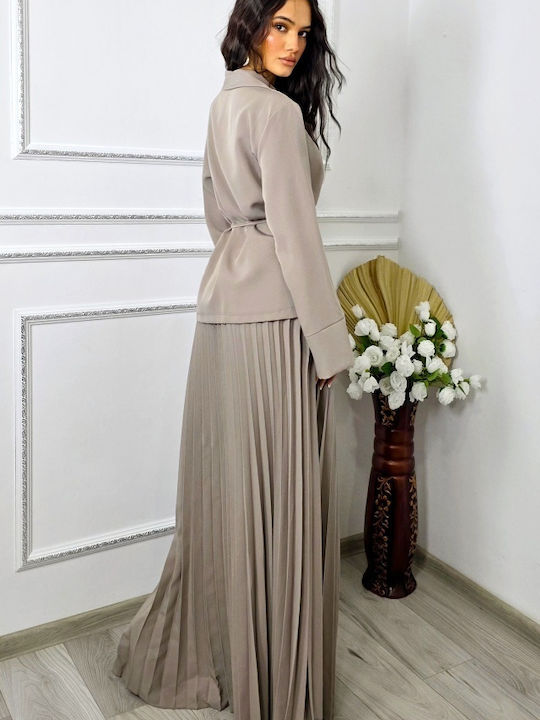 Set mit Maxi Rock Grey
