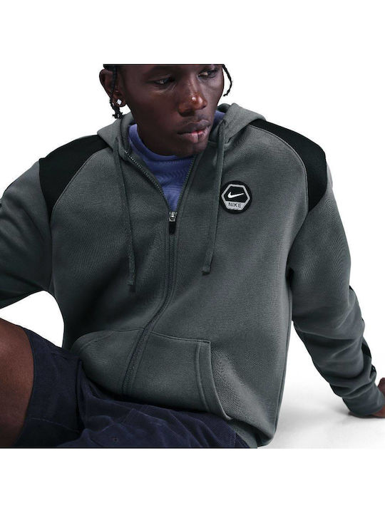 Hoodie Суитшърт с Качулка Iron Grey / Black