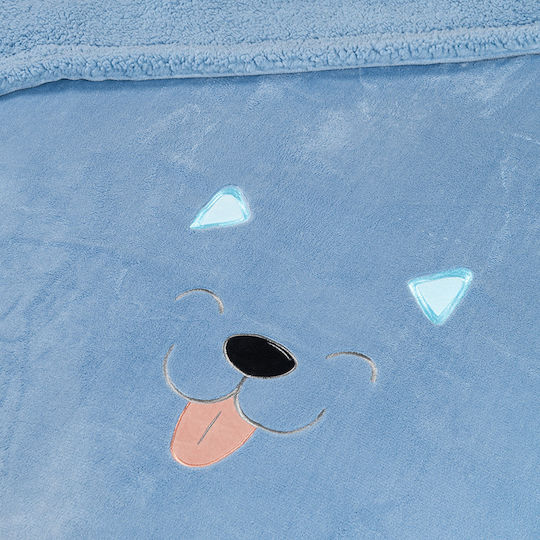 Nima Blanket Velvet Blue 220x160cm Nima Blanket Velvet Blue 220x160cm