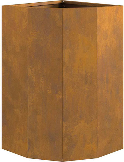 vidaXL Саксия Метал Sk Rusty 30x30x50см.