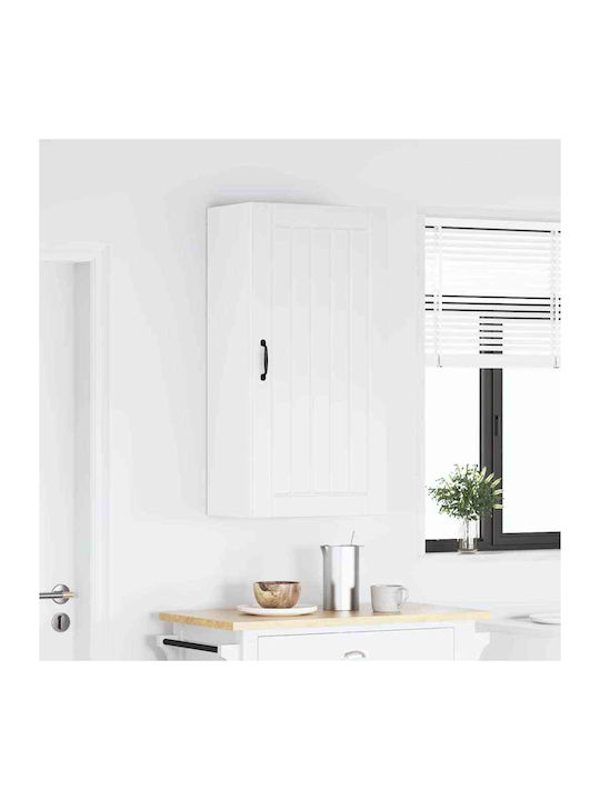 Schrank Wand Weiß 50x31x100cm