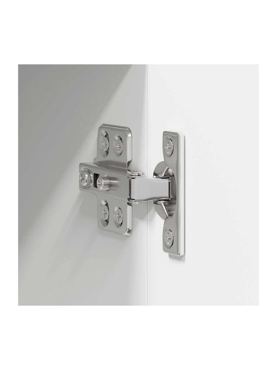 Schrank Wand Weiß 50x31x100cm