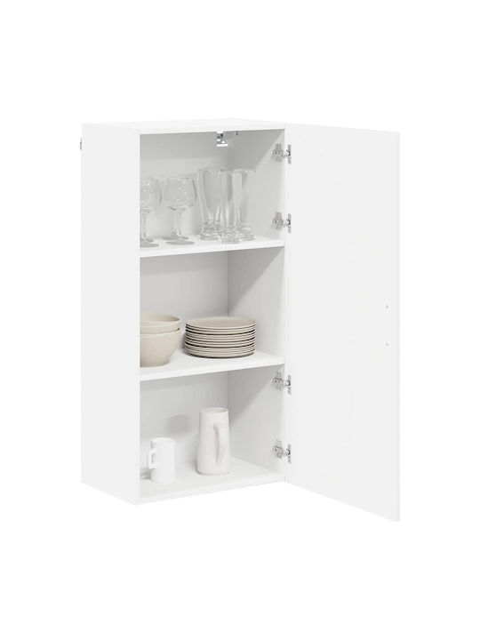 Schrank Wand Weiß 50x31x100cm