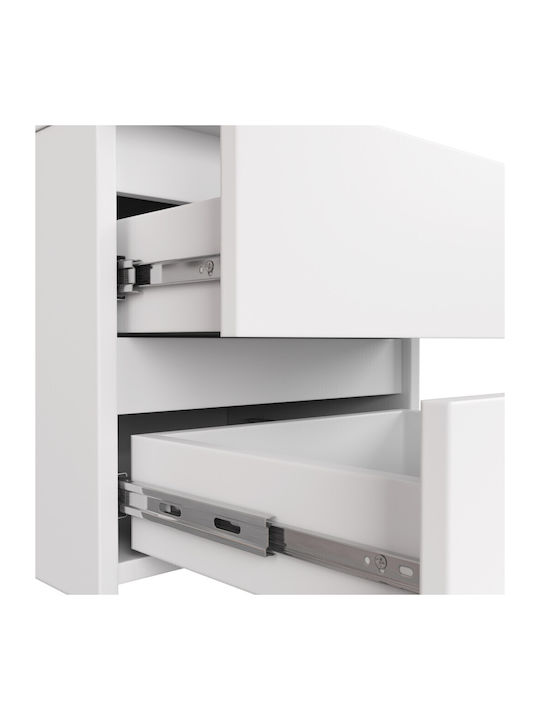 Comoda pentru Dormitor cu 5 sertare Albă 40x35x92buc