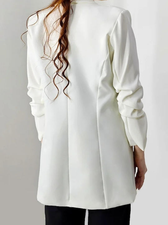 Blazer pentru femei Sacou White