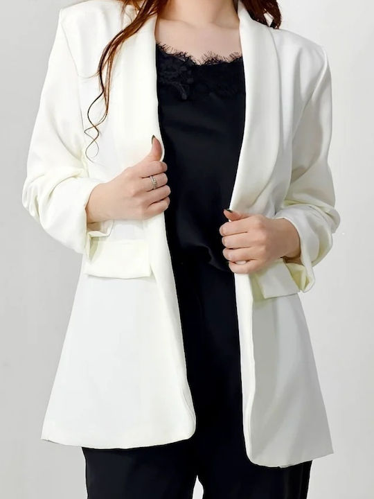 Blazer pentru femei Sacou White