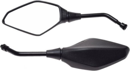 Motorcycle Mirror 1pcs Black