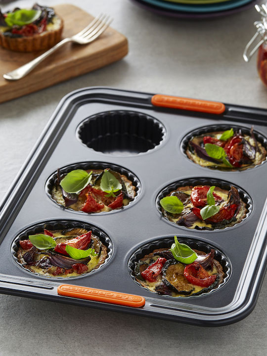 Le Creuset Non-stick Silicone Cupcakes & Muffins 6 Cups Baking Pan