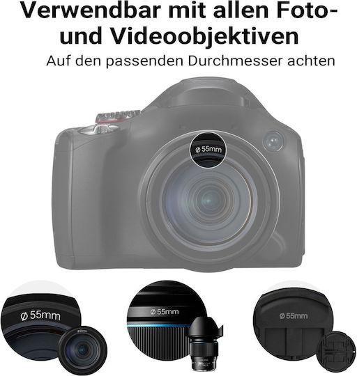 Walimex Slim Filter PL 55mm for Camera Lenses