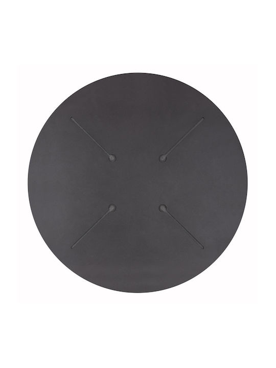 HomeMarkt Кръгла Повърхност На Масата HPL Черен Мрамор 70x70x1.2см HM5842.34 2бр